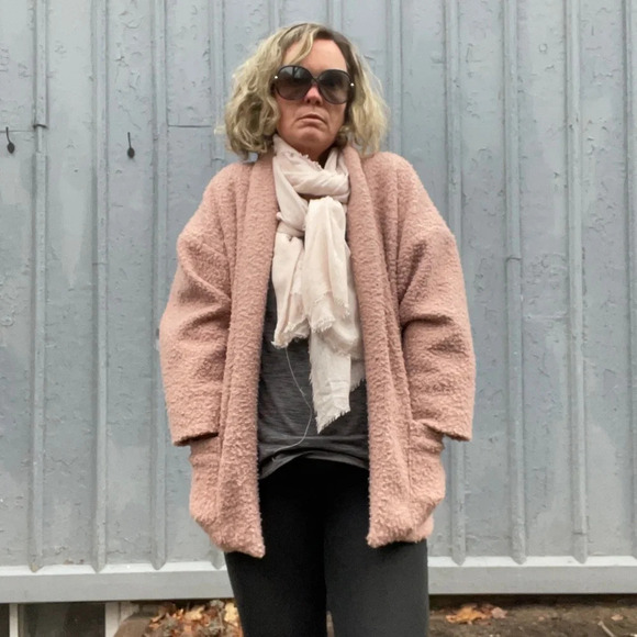 Horses Atelier Pink Boucle  Patch Pocket Coat, size 1 (small) - Picture 5 of 12